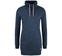 Kapuzenpullover OXMO "Hoodie OXVilma", Damen, Gr. S, blau (ins blau m), Obermaterial: 70% Baumwolle CO. 30% Polyester PES., Sweatshirts Kapuzenpullover (13725604-S) ins blau m