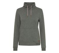 Kapuzenpullover OXMO "Hoodie OXVimpa", Damen, Gr. L, grün (climbing ivy melange), Obermaterial: 70% Baumwolle CO. 30% Polyester PES., Sweatshirts Kapuzenpullover (57612335-L) climbing ivy melange