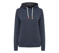Kapuzenpullover OXMO "Kapuzenpullover OXUlrika", Damen, Gr. S, blau (total eclipse melange), Obermaterial: 60% Baumwolle CO. 40% Polyester PES., Sweatshirts Kapuzenpullover (59468144-S) total eclipse 