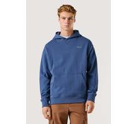 Kapuzenpullover PEPE JEANS "hoodie GEO HOODIE SMALL LOGO", Herren, Gr. XL, blau (washed navy blau), 100% Baumwolle, Pullover Kapuzenpullover (98798611-XL) washed navy blau