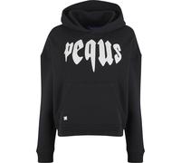Kapuzenpullover PEQUS "PEQUS PEQUS Mythic Hoodie", Damen, Gr. XS, schwarz (mc), 100% Baumwolle, Rundhals, Pullover Kapuzenpullover (32023108-XS) mc