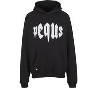 Kapuzenpullover PEQUS "PEQUS PEQUS Mythic Logo Hoodie", Herren, Gr. M, schwarz, 100% Baumwolle, mehrfarbig, oversize, ohne Ausschnitt, Pullover Kapuzenpullover (26251760-M) schwarz
