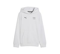 Kapuzenpullover PUMA "BMW M MOTORSPORT Essentials Hoodie Jugendliche", Kinder, Gr. 176, silber mist gray, Obermaterial: 32% Polyester, 68% Baumwolle. Kapuzenfutter: 100% Baumwolle. Rippe: 3% Elasthan,