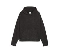 Kapuzenpullover PUMA "FUTURE.PUMA.ARCHIVE Boxy Washed Hoodie Erwachsene", Damen, Gr. XS, schwarz, 100% Baumwolle, Pullover Kapuzenpullover (42681507-XS) schwarz
