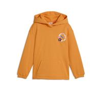 Kapuzenpullover PUMA "PUMA x DORA THE EXPLORER Relaxed Hoodie Mädchen", Mädchen, Gr. 116, orange (bright papaya orange), Obermaterial: 68% Baumwolle, 32% Polyester. Kapuzenfutter: 100% Baumwolle, rela