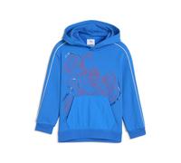 Kapuzenpullover PUMA "PUMA x TRANSFORMERS T7 Relaxed Graphic Hoodie Jungen", Jungen, Gr. 110, racing blau, Obermaterial: 68% Baumwolle, 32% Polyester. Kapuzenfutter: 100% Baumwolle. Rippe: 3% Elasthan