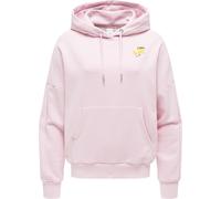 Ragwear Damen lässiger Oversized Hoodie gemütlicher Kapuzenpullover mit modischen Print-Akzenten und Kapuze Pirita PP Marshmallow Gr. M