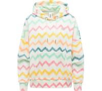 Kapuzenpullover RAGWEAR "Pirita Print", Damen, Gr. XXL (44), bunt, Material: 70% Baumwolle, 30% Polyester, oversize hüftbedeckend, hoch geschlossener Ausschnitt, Ärmel ohne Ärmelschlitz Rippbündchen, 