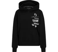 Kapuzenpullover ROCAWEAR "Rocawear Rocawear Rough Hoodies", Damen, Gr. XS, schwarz, 80% Baumwolle, 20% Polyester, mehrfarbig, oversize, ohne Ausschnitt, Pullover Kapuzenpullover (38976729-XS) schwarz