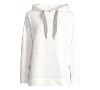 Kapuzenpullover SALZHAUT "Hoodie Netwieser", Damen, Gr. XS, weiß (sanftes weiß), Obermaterial: 65% Baumwolle CO. 35% Polyester PES., Pullover Kapuzenpullover (62451800-XS) sanftes weiß