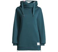 Kapuzenpullover SALZHAUT "Hoodie NOBERSCH", Damen, Gr. XS, blau (dragonfly), Obermaterial: 80% Baumwolle CO. 20% Polyester PES., Pullover Kapuzenpullover (62966766-XS) dragonfly
