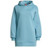Kapuzenpullover SALZHAUT "Hoodie REEG", Damen, Gr. M, blau (reef), Obermaterial: 80% Baumwolle CO. 20% Polyester PES., Pullover Kapuzenpullover (17007048-M) reef
