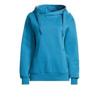 Kapuzenpullover SALZHAUT "Hoodie SÜNN", Damen, Gr. XL, blau (fjord), Obermaterial: 55% Baumwolle CO. 45% Polyester PES., Pullover Kapuzenpullover (42231938-XL) fjord