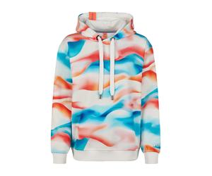 Kapuzenpullover SALZHAUT "Hoodie TÖHN", Damen, Gr. 3XL, grün (multicolor verlauf), Obermaterial: 80% Baumwolle CO. 20% Polyester PES., Pullover Kapuzenpullover (43487656-XXXL) multicolor verlauf