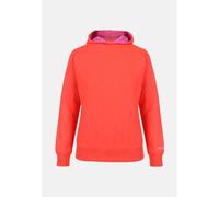 Kapuzenpullover SALZHAUT "Hoodie VERDOMELT", Damen, Gr. M, rot (fiery coral), Obermaterial: 60% Baumwolle CO. 40% Polyester PES., Pullover Kapuzenpullover (25464844-M) fiery coral