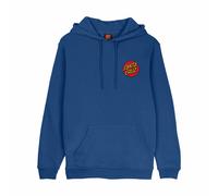 Kapuzenpullover SANTA CRUZ "CLASSIC DOT CHEST HOOD", Herren, Gr. M, rich navy, Obermaterial: 80% Baumwolle, 20% Polyester, Pullover Kapuzenpullover, für Erwachsene, sportlicher Stil, bequemer Tragekom