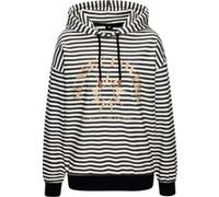 Kapuzenpullover schwarz gestreift 40/42