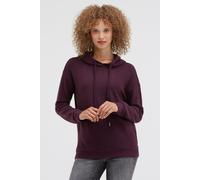 Kapuzenpullover SOCCX, Damen, Gr. 3XL, night plum, Material: 53% Viskose, 43% Polyester, 4% Elasthan, unifarben, regular fit normal, Rundhals, eingesetzt Bündchen, Pullover Kapuzenpullover, aus Flausc