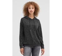 Kapuzenpullover SOCCX, Damen, Gr. XXL, schwarz, Strick, Material: 53% Viskose, 43% Polyester, 4% Elasthan, unifarben, regular fit normal, Rundhals, eingesetzt Bündchen, Pullover Kapuzenpullover, aus F