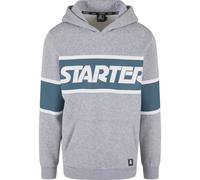 STARTER BLACK LABEL Starter Across Stripe Hoodie heathergrey/Teal, M