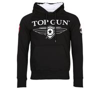 Kapuzenpullover TOP GUN "Defender TG20191012", Herren, Gr. 48S, schwarz, Obermaterial: 60% Baumwolle, 40% Polyester. Lining: 100% Baumwolle, Rundhals, Pullover Kapuzenpullover (85059644-S) schwarz