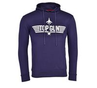 Kapuzenpullover TOP GUN "PP201018", Herren, Gr. 54XL, blau (navy), Obermaterial: 60% Baumwolle, 40% Polyester, Pullover Sweatshirt Hoodie (26503738-XL) navy