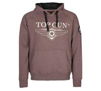 TOP GUN Kapuzen Pullover Simulator braun, Größe M, Herren, Baumwolle