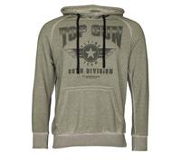 Kapuzenpullover TOP GUN "TG20212102" Gr. 3XL, grün (oliv) Herren Pullover Hoodie Sweatshirt (19112756-XXXL) oliv