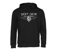 Kapuzenpullover TOP GUN "TG25018", Herren, Gr. 54 (XL), schwarz, Obermaterial: 60% Baumwolle 40% Polyester, Pullover Kapuzenpullover (16016315-XL) schwarz