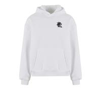Kapuzenpullover "Upscale by Mister Tee Artists Gallery Fluffy Hoody", Herren, Gr. S, weiß, 70% Baumwolle, 30% Polyester, UPSCALE BY MISTER TEE, mehrfarbig, loose fit, ohne Ausschnitt, Pullover Kapuzen