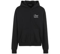 Kapuzenpullover "Upscale by Mister Tee Dangerous Grounds Oversize Zip Hoody", Herren, Gr. L, schwarz, 100% Baumwolle, UPSCALE BY MISTER TEE, Pullover Kapuzenpullover (99950021-L) schwarz