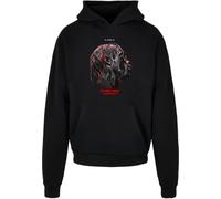 Kapuzenpullover "Upscale by Mister Tee Herren Flying High Heavy Oversize Hoodie", Herren, Gr. L, schwarz, 100% Baumwolle, UPSCALE BY MISTER TEE, bedruckt, Pullover Kapuzenpullover (15663124-L) schwarz