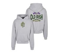 Mister Tee Men's MT2550-Old Irish Mob Ultraheavy Oversize Hoody Hooded Sweatshirt, Grey, S