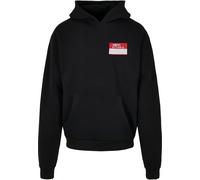 Kapuzenpullover "Upscale by Mister Tee Herren Hey My Name Is Oversize Hoodie", Herren, Gr. M, schwarz, 100% Baumwolle, UPSCALE BY MISTER TEE, mehrfarbig, oversize, Rundhals, Pullover Kapuzenpullover (