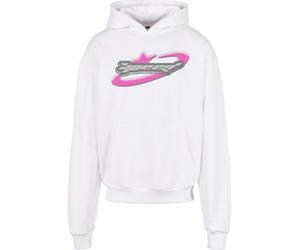 Kapuzenpullover "Upscale by Mister Tee Herren Speed Logo Hoodie", Herren, Gr. M, weiß, 100% Baumwolle, UPSCALE BY MISTER TEE, unifarben, oversize, U-Boot-Ausschnitt, Pullover Kapuzenpullover (95154017