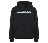 Kapuzenpullover "Upscale by Mister Tee Memories Fade Fluffy Hoody", Herren, Gr. L, schwarz, 70% Baumwolle, 30% Polyester, UPSCALE BY MISTER TEE, mehrfarbig, loose fit, ohne Ausschnitt, Pullover Kapuze