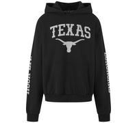 Mister Tee Men's MT3737-Texas Longhorns 25 Oversize Hoody Sweatshirt, Black, M