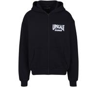 Kapuzenpullover "Upscale by Mister Tee Unisex", Damen, Gr. XS, schwarz, 100% Baumwolle, UPSCALE BY MISTER TEE, unifarben, oversize, Rundhals, Pullover Kapuzenpullover (32010567-XS) schwarz
