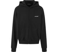 Kapuzenpullover "Upscale by Mister Tee Upscale Core EMB Oversize Zip Hoody", Herren, Gr. XL, schwarz, 100% Baumwolle, UPSCALE BY MISTER TEE, mehrfarbig, loose fit, ohne Ausschnitt, Pullover Kapuzenpul