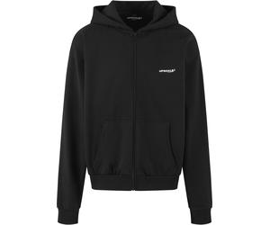 Kapuzenpullover "Upscale by Mister Tee Upscale Core EMB Oversize Zip Hoody", Herren, Gr. XL, schwarz, 100% Baumwolle, UPSCALE BY MISTER TEE, mehrfarbig, loose fit, ohne Ausschnitt, Pullover Kapuzenpul