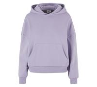 Kapuzenpullover URBAN CLASSICS "Urban Classics Damen Ladies Cozy Oversized Hoody", Damen, Gr. XXL, dustylila, 95% Baumwolle, 5% Elasthan, unifarben, loose fit, ohne Ausschnitt, Pullover Kapuzenpullove