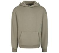 Kapuzenpullover URBAN CLASSICS "Urban Classics Fluffy Hoody", Herren, Gr. 3XL, paleolive, 70% Baumwolle, 30% Polyester, unifarben, normal, ohne Ausschnitt, Pullover Kapuzenpullover (87600323-XXXL) pal