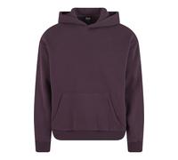 Kapuzenpullover URBAN CLASSICS "Urban Classics Fluffy Hoody", Herren, Gr. XL, plumlila, 70% Baumwolle, 30% Polyester, unifarben, normal, ohne Ausschnitt, Pullover Kapuzenpullover (87000137-XL) plumlil