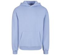 Kapuzensweatshirt URBAN CLASSICS "Urban Classics Fluffy Hoody", Herren, Gr. XS, powderblau, 70% Baumwolle, 30% Polyester, unifarben, Sweatshirts (43613404-XS) powderblau