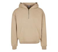 Urban Classics Men's TB5501-Boxy Zip Hoody Sweatshirt, unionbeige, XL