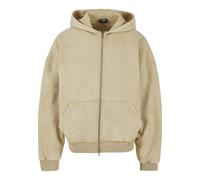 Urban Classics Sweatjacke Heavy Stone Washed 90's Zip Hoodie Herren XXL unionbeige