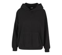 Kapuzensweatshirt URBAN CLASSICS "Urban Classics Ladies Light Terry Oversized Hoodie", Damen, Gr. S, schwarz, 70% Baumwolle, 30% Polyester, unifarben, Sweatshirts (98076105-S) schwarz