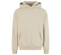 moderner URBAN CLASSICS Herren Hoodie Rippbündchen Kapuze 500 g/m² mit Baumwolle Beige L