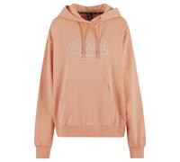 Kapuzenpullover VON DUTCH "Von Dutch MARLEY SWEATS", Damen, Gr. XS, rosa (orange), 100% Baumwolle, mehrfarbig, normal, ohne Ausschnitt, Pullover Kapuzenpullover (27485653-XS) orange
