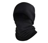 Kapuzenschal-Set, Polar Fleece Balaclava Hood Face Mask, Sturmhaube Herbst Winter Balaclava, Multifunktionale Balaclava Gesichtsmaske Skimaske Motorradmaske für Outdoorsports Radfahren (Schwarz)